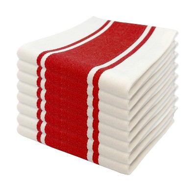 Mukitchen 16 x 24 Microfiber Dishtowel, Crimson - Set of 2