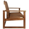 vidaXL Sofa Set Brown Solid Acacia Wood Medium Durable - 4 of 4