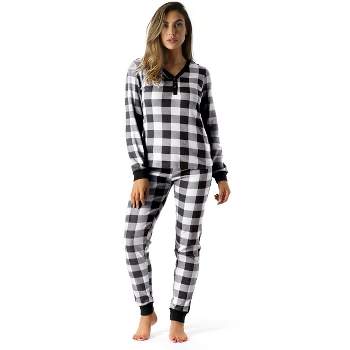 Adr Women's Plush Fleece Pajamas Set, Button Down Winter Pj Set Pastel  Christmas Small : Target