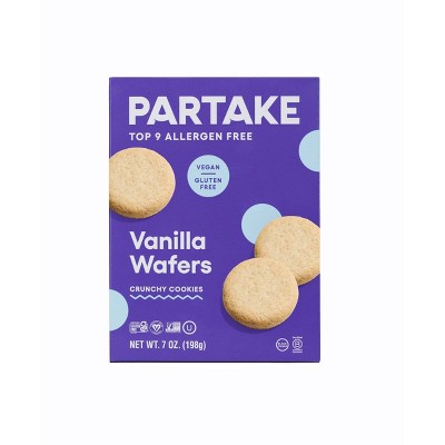 Partake Gluten Free Vegan Vanilla Wafers - 7oz