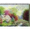 Manual Woodworkers and Weavers Autumn Tranquility BOE Verse Tapestry Throw Blanket 50"x60", Cotton, Nature-Inspired Inspirational Decor - 3 of 3