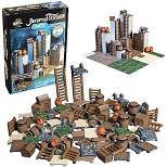 Monster Adventure Terrain- 121pc Painted Specialty Accessories and Tiles Expansion Set- Modular and Stackable 3-D Tabletop World Builder Compatible with DND Dungeons Dragons, Pathfinder All RPG Games