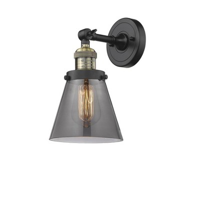 Cone - 1 Light Wall Sconce In Industrial Style-10 Inches Tall and 6.25 Inches Wide