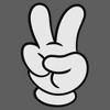 Mens Mickey & Friends Peace Sign Gloves Tank Top - 2 of 4