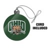 Ohio University Primary Logo Acrylic Christmas Tree Holiday Ornament - 3 of 4