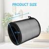 Nispira JF100 Replacement Filter for Jafända JF100 Air Purifier 3 Stage Filtration True HEPA Activated Carbon, 3 Packs - 2 of 4
