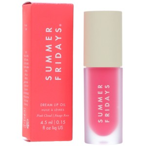 Summer Fridays Dream Lip Oil Pink Cloud 0.15 oz - 1 of 4