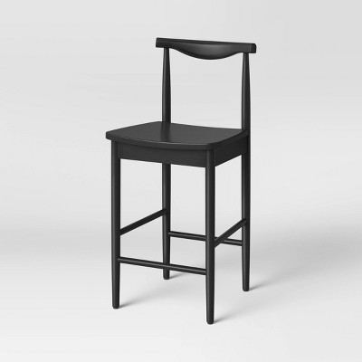 Maloux black bar online stool