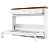 TIRAMISUBEST Twin Size Murphy Bed Wall Bed with 3 Storage Drawers, Space Saving Foldable Murphy Cabinet Bed for Guestroom - 4 of 4