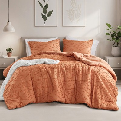 Boho Style Tufted Comforter Set – Soft, Cozy, All-Season Bedding with Chic Geometric Design, Lightweight & OEKO-TEX Certified for Year-Round Comfor
