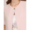 INSPIRE CHIC Women's Short Sleeve Open Front Elegtant Cocktail Shrug Cardigan - 4 of 4