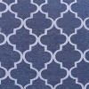 Trellis Geometric Sheer Grommet-Top Curtain Panels by Blue Nile Mills - 3 of 4