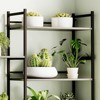 5 Tier Book Shelf, Bookcases and Bookshelves - 5-Tier x 3 Unit with 14 Open Shelves, Wood & Metal Frame Bookshelf for Living Room - 2 of 4