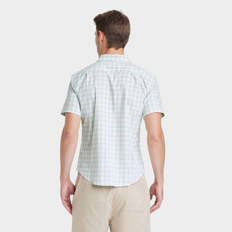 Men's Short Sleeve Slim Fit Button-Down Shirt - Goodfellow & Co™, 3 of 5