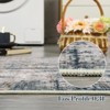 Modern Area Rugs Non Slip Abstract Indoor Carpet Washable Contemporary Accent Rugs Foldable Low Pile Distressed Floor Mat for Kitchen Bedroom Office - 3 of 4