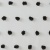 CAVINAS Cotton Shower Curtain with Vintage-Inspired Polka Dot Floral Trim in Machine-Washable Fabric - 4 of 4