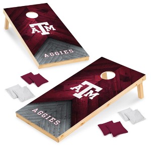 NCAA Texas A&M Aggies 2'x4' Wood Cornhole Set - 1 of 4