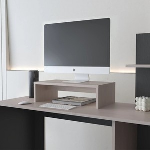 PAGED Home Office Desk 35.1" L Modern Computer Desk with Large Open Storage Shelf for Office, Study - 1 of 4