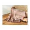 tagltd Wellbeing Waffle Wash Cloth Set of 2 Latte Brown Cotton Kitchen Towels Everyday Use Machine Washable 13x13 Inches - 2 of 3