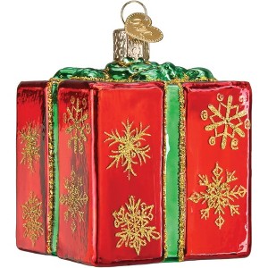 Old World Christmas Blown Glass Ornament for Christmas Tree, Red Gift Box - 1 of 4