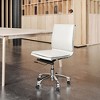 Zuo Lider Plus Armless Office Chair White - 2 of 4
