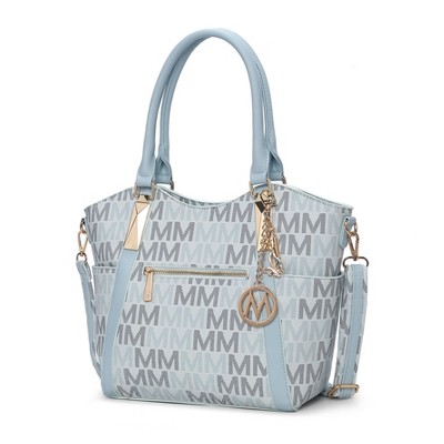 MKF Collection Jeneece M Signature Tote Bag Vegan Leather Stylish Women’s Purse by Mia K