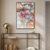 Art Remedy Doll Memories - Secret Green Floral Colorful Pastel Abstracts Framed - 2 of 4