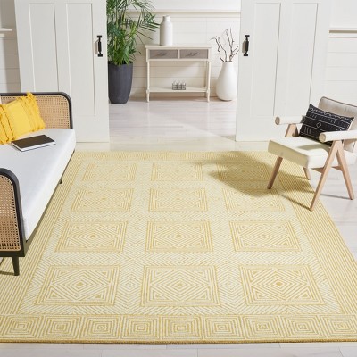 Ivory Elegance 9' x 12' Hand-Tufted Wool Americana Area Rug