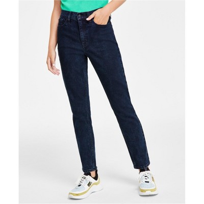 Calvin Klein Womens Straight Slim Fit Jeans