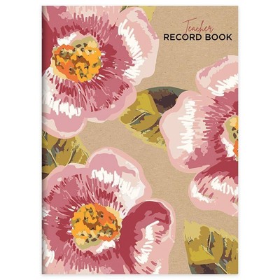 Undated Teacher Record Book 7" x 10.25" Multicolored - Botanical