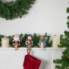 Northlight Santa, Snowman and Reindeer Christmas Stocking Holders - 5.25" - Set of 3 - 2 of 4