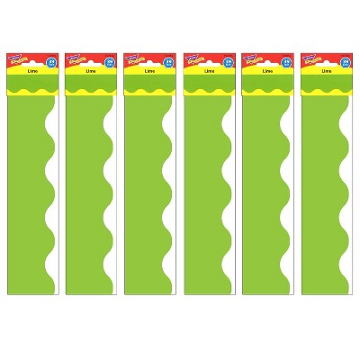 TREND Lime Terrific Trimmers®, 39 Feet Per Pack, 6 Packs