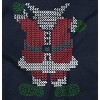 Ugly Christmas Stitch Santa Costume Sweatshirt for Men or Women Brisco Brands - 2 of 4