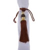 Unique Bargains Tassel Jade Ball Curtain Ties Polyester Imitation Jade 2 Pcs - 4 of 4