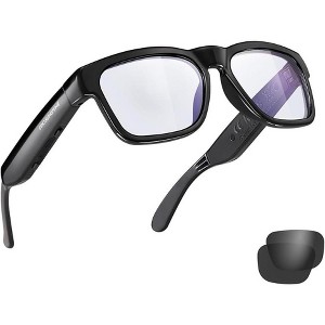 OhO Bluetooth Glasses, Voice Control and Open Ear Style Smart Glasses to Listen Music and Calls, UV400 Protection Lens - 1 of 4
