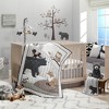 Lambs & Ivy Woodland Forest Gray Bears Nursery Lamp with Shade & Bulb - image 4 of 4