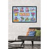 Trends International Hello Kitty and Friends: 24 Tokyo Skate Group Grid Framed Wall Poster Prints - 2 of 4