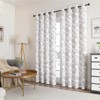 Kate Aurora Bradenton 1 Piece Grommet Top Light Filtering Paisley Floral Window Curtain Panel - 3 of 4