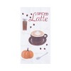 C&F Home Pumpkin Pie Donut & Latte Towel S/3 - 4 of 4