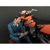Mechanic Michael Figurine for 1/12 Scale Motorcycle Models by American Diorama - 2 of 3