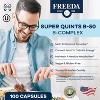 FREEDA Vitamin B Complex - Super Quints B-50 - Kosher Super B Complex Supplement for Women & Men with Vitamin B1, B2, B3, B6, B12 Plus Folic Acid - 2 of 4