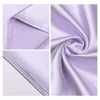 Unique Bargains Hair Skin Eye Mask Hair Band Envelope Breathable Satin Pillowcase Set Queen 20"x30" - 2 of 4