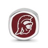 Black Bow Jewelry Sterling Silver USC Trojans NCAA Bead Charm - 2 of 4