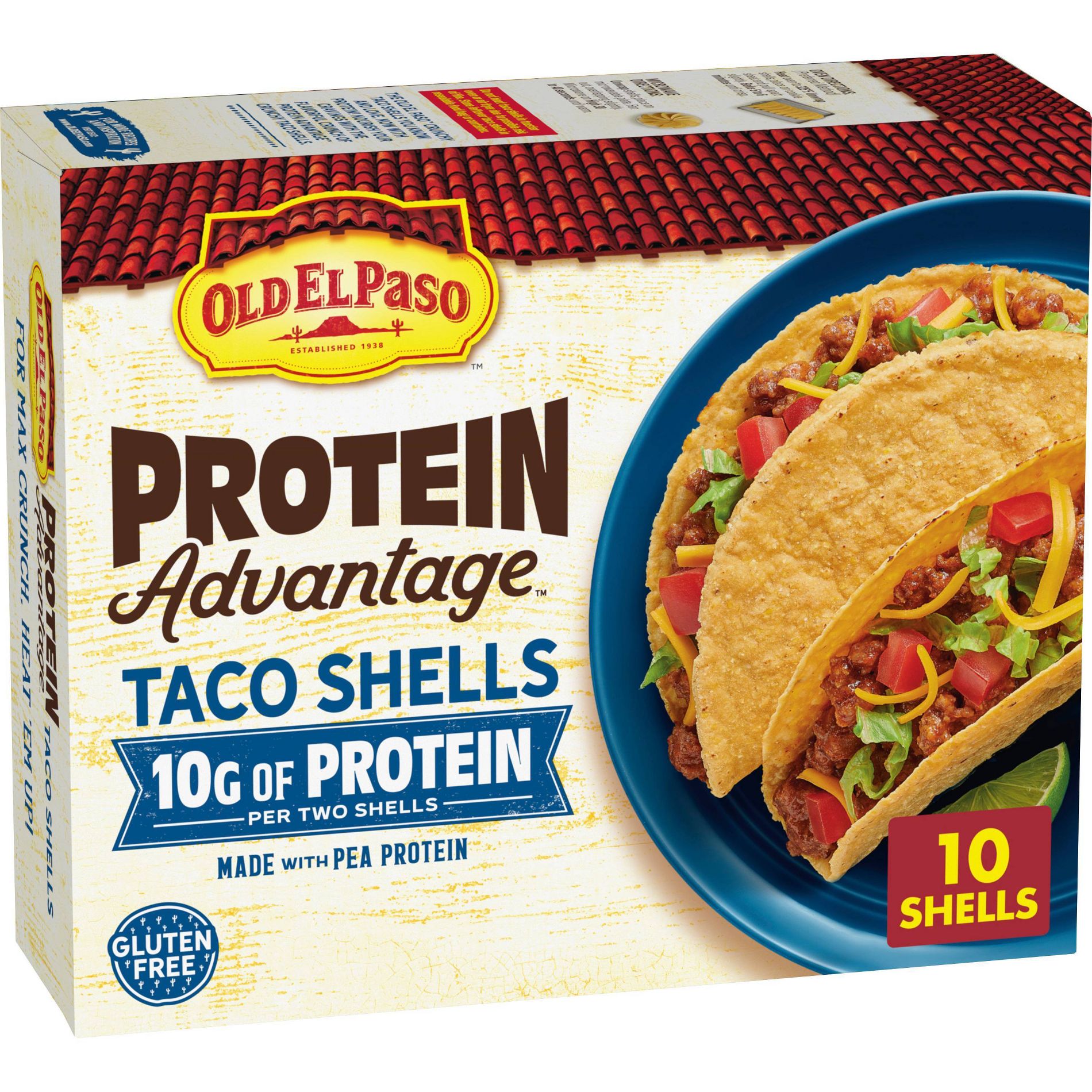 Old El Paso Protein Advantage Taco Shells - 4.94oz/10ct