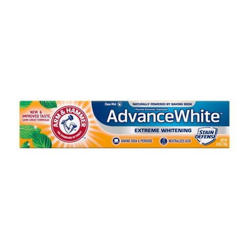 toothpaste advance peroxide soda