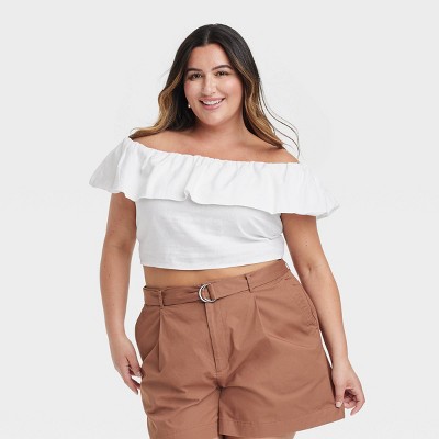 linen blouse target