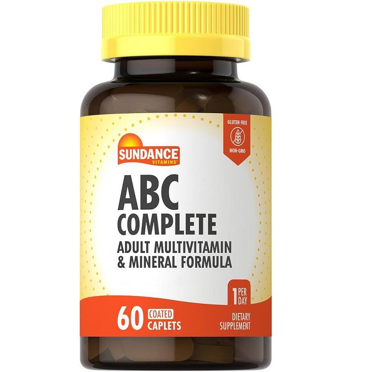 Sundance Vitamins ABC Complete Adult Multivitamin & Mineral, 60 Caplets, 1 of 4