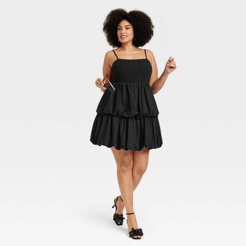 Women's Mini Bubble Dress - A New Day™, 4 of 11