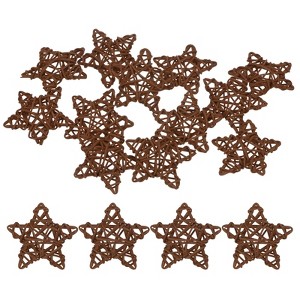 Unique Bargains Pentagram Wicker Rattan Balls Decorative Bowl Fillers 2.36 Inch 12 Pcs - 1 of 4