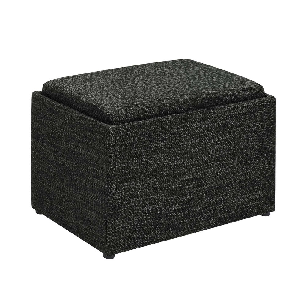 Photos - Pouffe / Bench Breighton Home Luxe Comfort Storage Ottoman with Reversible Tray Top Lid D